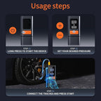 Tire Inflator, 150PSI Portable Air Compressor - Image 3