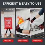 Emergency Fire Blanket for Home and Kitchen, Fiberglass Fire Blankets Emergency - Image 8