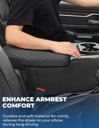 ISSYAUTO Center Console Cover Compatible - Image 5
