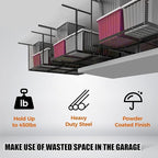 Kojem 3x6 Overhead Garage Storage Rack Adjustable Ceiling Garage Organization - Image 2