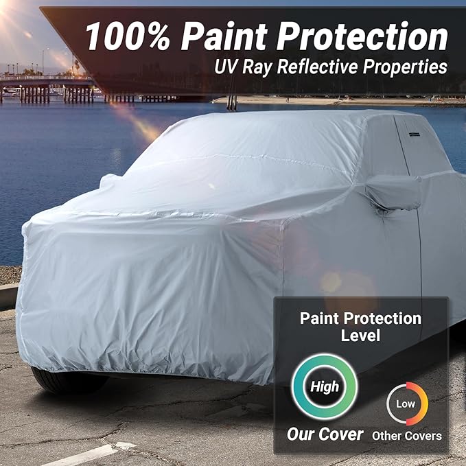 iCarCover Fits 2022-2024 Tundra CrewMax 6.5 ft Regular Bed Toyota Truck Cover - Image 3