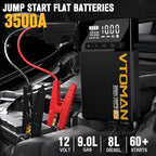 VTOMAN X5 Jump Starter with Air Compressor, 3500A Portable Car Battery Booster - Image 2