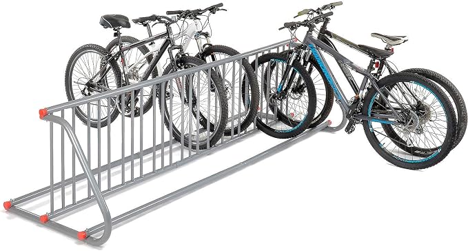 Global Industrial 111" L Double-Sided Grid Bike Rack, 18-Bike Capacity by GlobalIndustrial