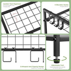 Garden Tool Organizer Rack for Garage, Yard Tool Tower Rack Organizer, Tools - Image 3