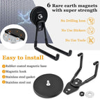 2 Pack Magnetic Hooks, Large Manget - Image 4