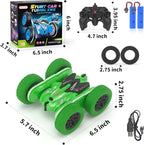 Remote Control Car, RC Cars, RC Stunt Car Toys New Upgraded Strip Light & - Image 9