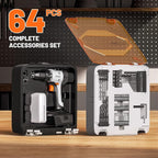 Litheli 20V Cordless Drill Driver Set, Electric Power Drill - Image 2