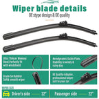 22" 22" 12" Windshield Wiper Blades Replacement - Image 3