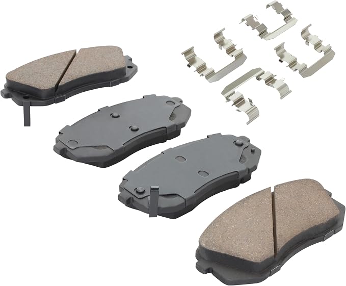 Premium Ceramic Front Brake Pads Compatible - Image 2