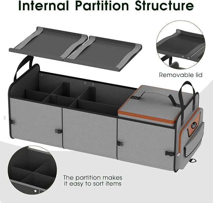 Trunk Organizer, Heavy-Duty Storage - Image 2