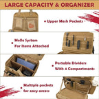 Patrol Bag Law Enforcement, Police Gear Car Front Seat Vehicle Organizer Bags - Image 2