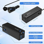 HITRENDS 300W Car Power Inverter, DC 12V to AC 110V - Image 4