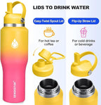 SENDESTAR 40oz Stainless Steel Water Bottle, Double Wall Vacuum Insulated Bottle - Image 3