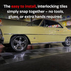 Big Floors RaceDeck CircleTrac, Interlocking Non-Slip Garage Flooring Tile - Image 4