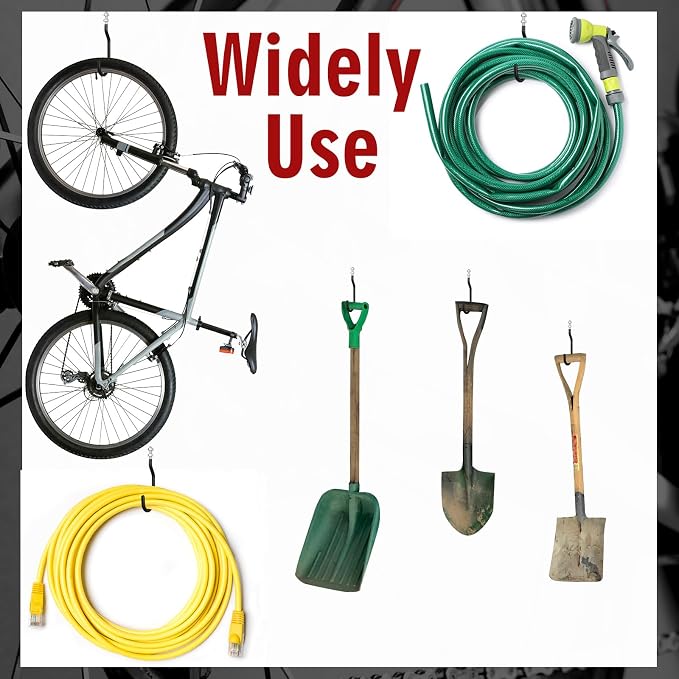 Shimeyao 4 Pcs Machine Thread Bicycle Storage Hook - Image 6