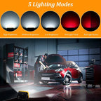 2 Pack Led Rechargeable Portable Work Light SMD LED Super Bright Flood Light - Image 2