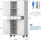 Metal Garage Storage Cabinet - Image 3