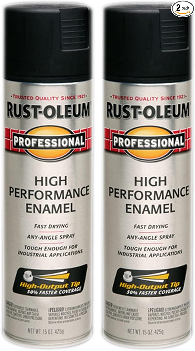 Rust-Oleum 239107-2PK Professional High Performance Enamel Spray Paint by Rust-Oleum