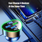 Multi Port USB C Car Phone Charger Adapter 4 in 1 - Image 6