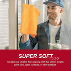 200 Pcs Microfiber Cleaning Cloth 16x16 Inch Microfiber Towels - Image 6