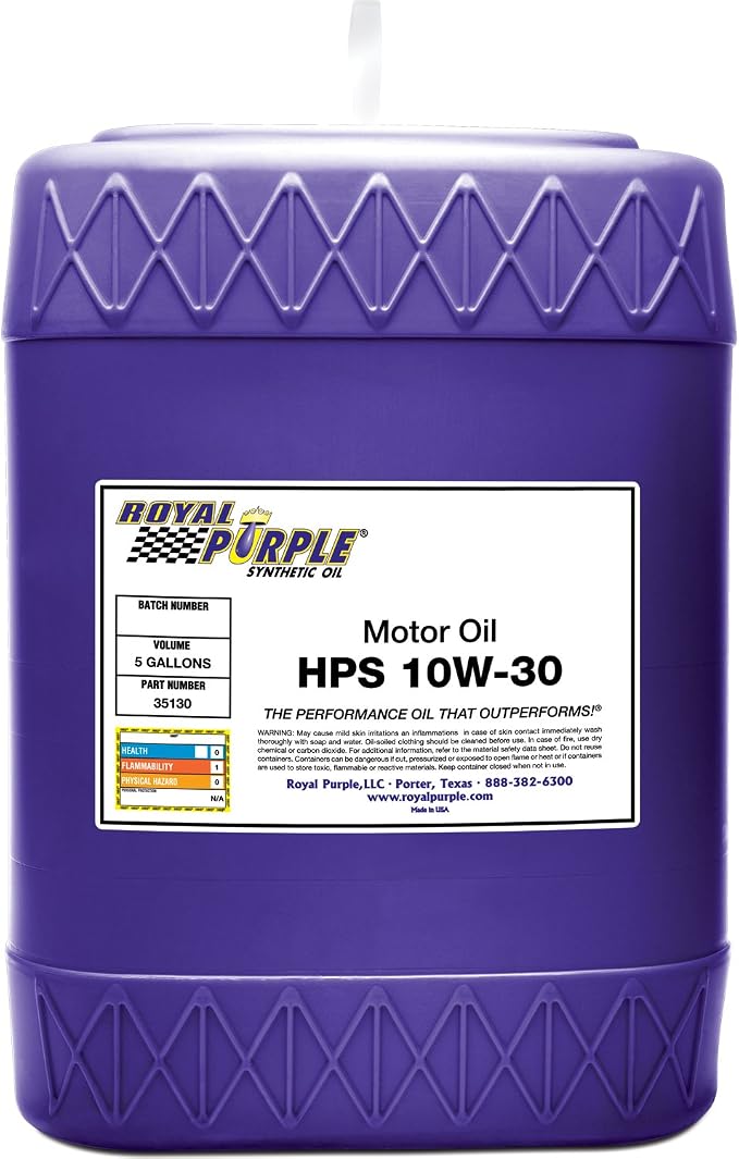 Royal Purple 35130 HPS 10W-30 High Performance Street Synthetic Motor Oil by RoyalPurple