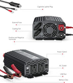 BESTEK 500W Power Inverter DC 12V to 110V AC Converter - Image 5