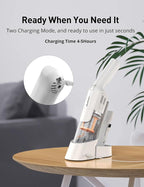 Aspiron Cordless Handheld Vacuum, 24KPA Powerful Car Vacuum, Rechargeable - Image 3