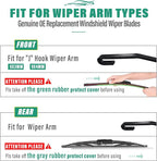 26" 20" 16" Windshield Wiper Blades Replacement - Image 8