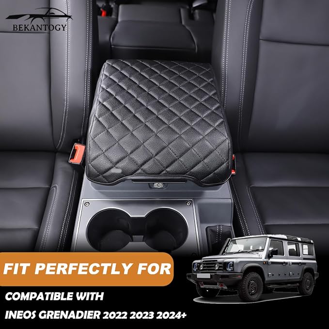 Car Armrest Box Cover Protector Compatible - Image 7