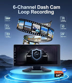 6-Channel Dash Cam 1080P Backup Camera System - Image 4