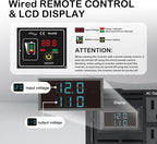 2AC 1000W Pure Sine Wave Inverter, Convert DC 12V to AC 110V 120V, 18W USB - Image 5