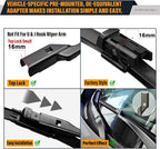 AUTOBOO 24"+19" Windshield Wipers Blades Replacement - Image 5