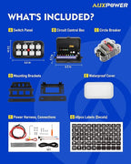 Auxpower RGB 8 Gang Switch Panel - Image 7