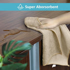 HOMEXCEL Brown Microfiber Cleaning Cloth, 50 Pack Cleaning Towels - Image 3
