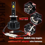 Hikari 2025 25000LM H1 LED Bulbs, 45W Upgraded Core-12 LED, High Lumens LED Kit - Image 7