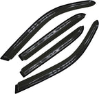 4pcs Outside Mount Style Window Rain Guards Durable Side Wind Deflectors Dark - Image 2