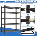 72-Inch Tall Garage Shelving Unit - Image 3