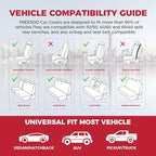 FREESOO Car Seat Covers Front Seats 2PCs, Waterproof Automotive Seat Covers - Image 4