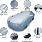 iCarCover Premium Car Cover for 2017-2024 Porsche 718 Boxster Heavy Duty - Image 4