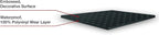 G-Floor Garage Flooring 5' x 10' Midnight Black Ribbed Channel Vinyl Protector - Image 7