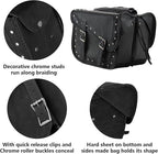 Synthetic Leather Motorcycle Luggage Bag - Image 3