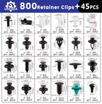 Car Push Retainer Clips 845pcs - Image 2
