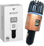 Enoch Car Air Purifier Premium Air Ionizer - 12V Plug-In Ionic Ozone Deodorizer by enoch