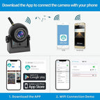 720P WiFi Backup Camera-Wireless Magnetic Reversing Camera - Image 7