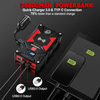 Car Jump Starter, 6000A Peak 26800mAh 12V Car Battery Starter, - Image 5