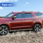 Window Visors Rain Guards for 2018-2024 Ford Expedition, Out-Channel Window - Image 3