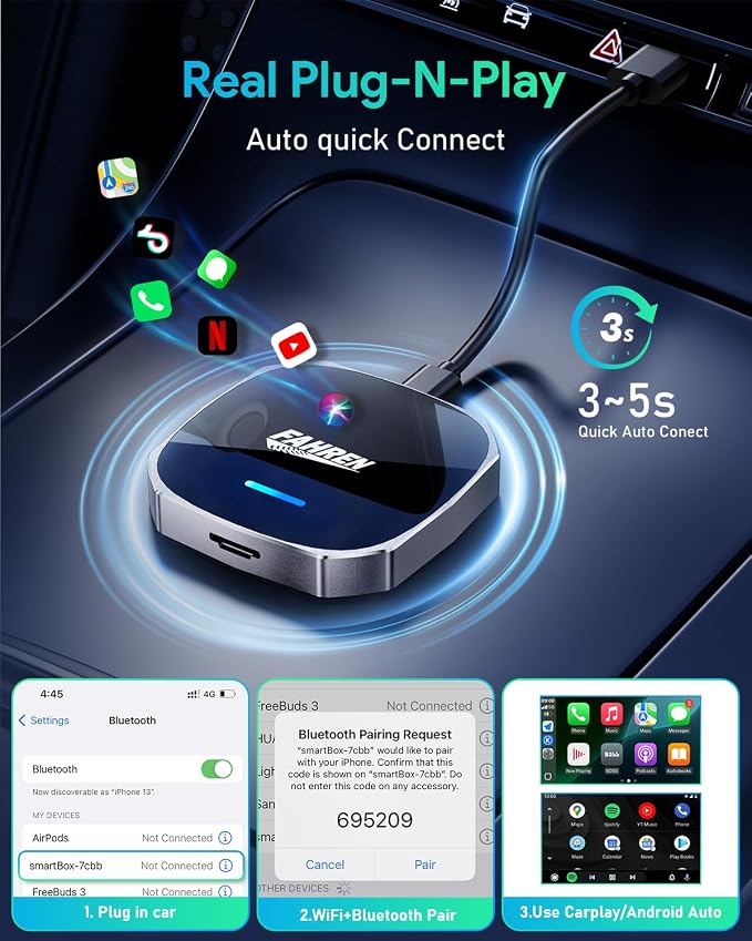 FAHREN Wireless CarPlay Adapter - Image 7