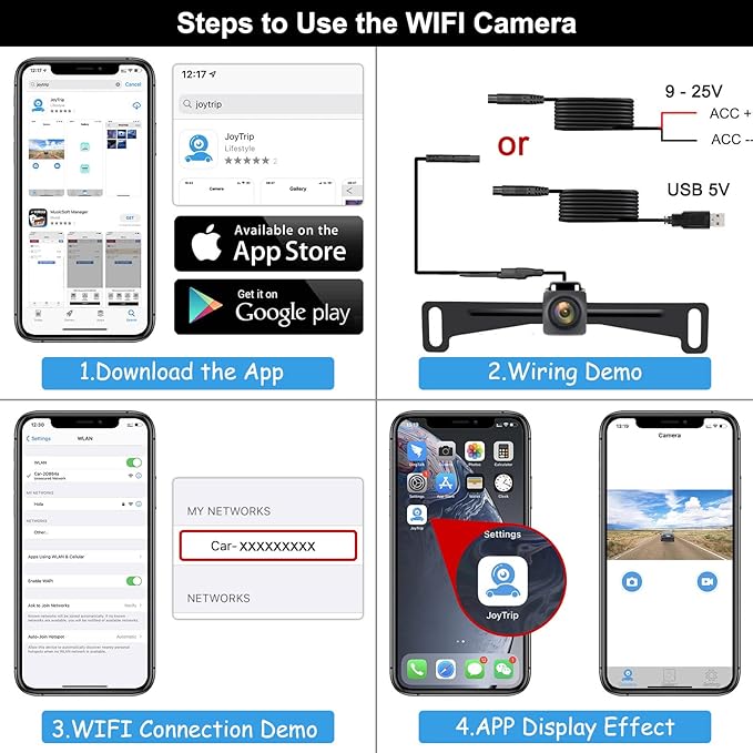Wireless License Plate Backup Camera - Image 6