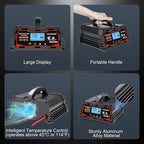 Battery Charger 25A, 12V/24V Lead Acid Smart Battery Charger, 12V LiFePO4 Car - Image 9