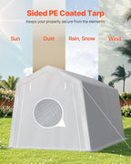 VEVOR Outdoor Storage Shed, 8 x 14 ft Portable Storage Tent - Image 3